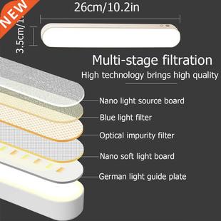 LED Light Computer Desk Magnetic USB Table Office Lamp