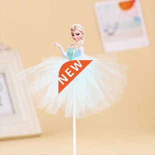 Elsa Anna Princess 1pcs Cupcake Frozen Cake Toppers Lot