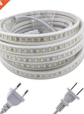 220V LED Strip Waterproof IP67 SMD5730 120Leds/m Warm White