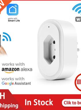 Tuya WiFi BR Smart Plug 10/16A 110-240V Adapter Wireless Rem