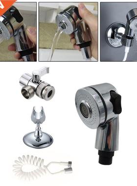 1Set Metal Faucet Shower Head Bathroom Spray Drains Strainer