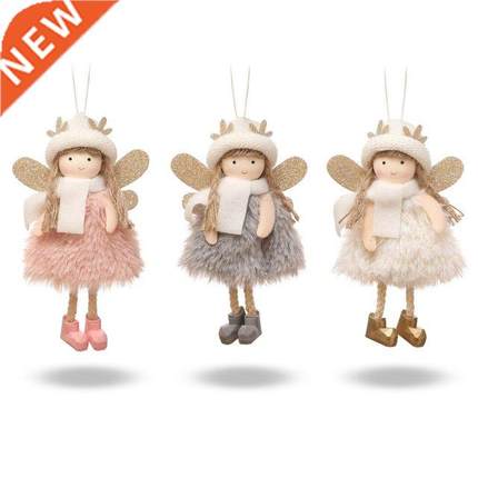 3 /4 PCS Merry Christmas Doll Decor Girl Xmas Tree Hanging P