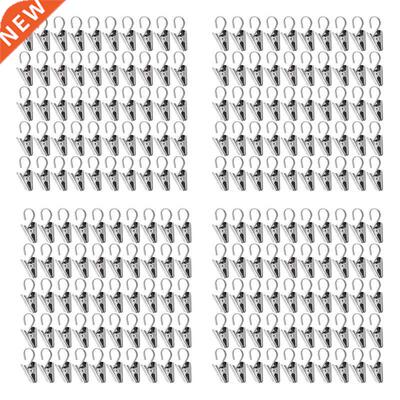 200 PCS ainless eel Curtain Clips With Hook For Curtain