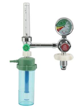 0-15L/Min Oxygen Inhaler Regulator Pressure Flow Meter Outle