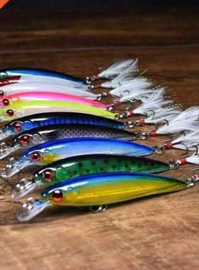 Se?uelo de pesca de pececllos bóncos, cebo duro Artfc