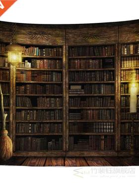 Tapestry Freplace and Bookshelf Style Warm Feelng Beautfu