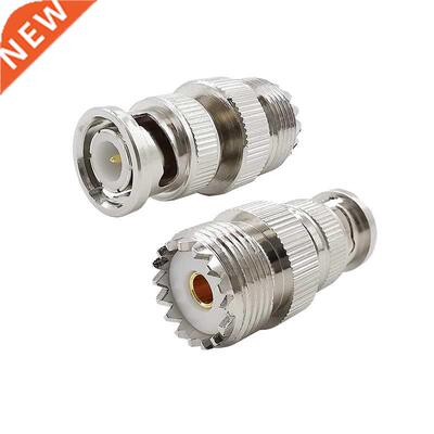 2Pcs UHF SO239 SO-239 Female to BNC Male RF Coaxial Connecto