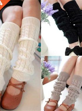 Lolita Leg Warmers Women Warm Winter Knit Foot ver Crochet K