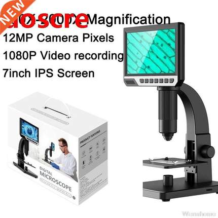7inch High Definition Screen 2000X Digital Microscope 12MP C