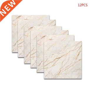 12pcs Marble Self Adhesive PVC Ceramic Tile Sticker Waterpro
