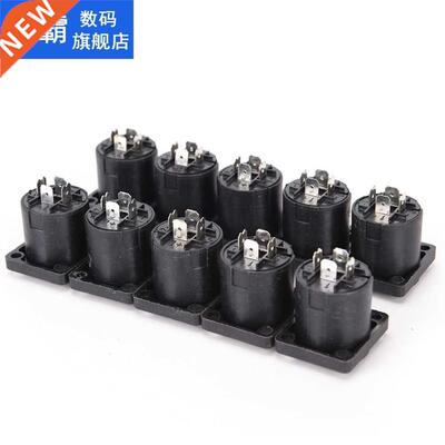 10pcs/lot 4 Pin Speakon Female Jack Socket Connector Audio L