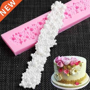 Sugarcraft Mould Silicone Pearl Cake Rim Pattern Shape Bakew