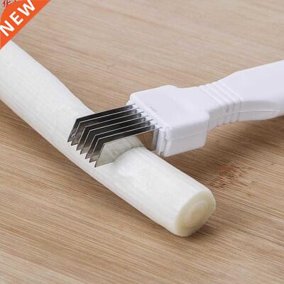 Onion Cutter Slice Cutlery Shredder Vegetable Fruit Slicer P