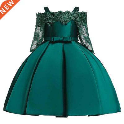 2022 One Shoulder Princess Dress Kids Clothes For Girl Eveni