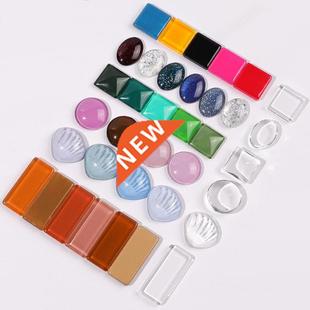 Water Ripple Fashion Pcs Transpare Card Pack Color Nails