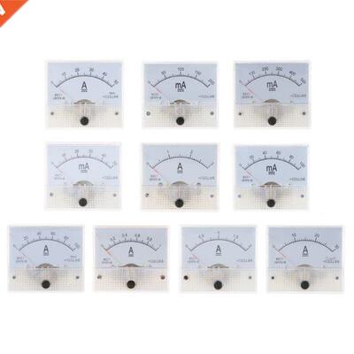 85C1 Ammeter DC Analog Current Meter Panel Mechanical Pointe