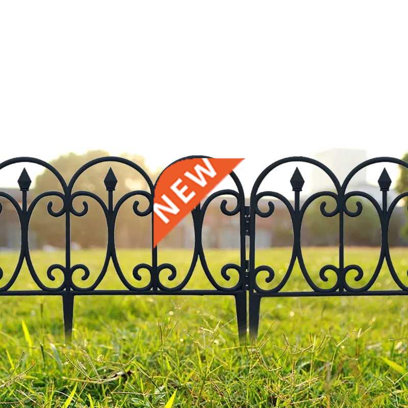 5pcs Decorative Garden Fence Outdoor Rustproof Landscape Wir