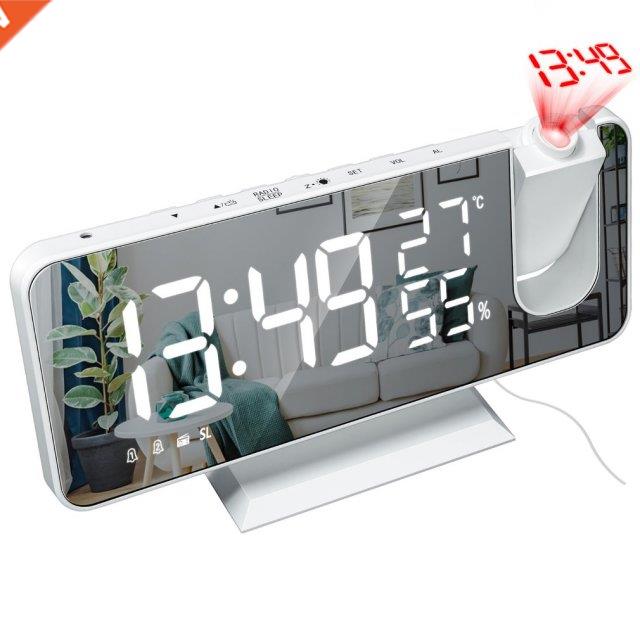Dgtal Alarm Clock Multfuncton Bedsde Tme Clock LED Dg