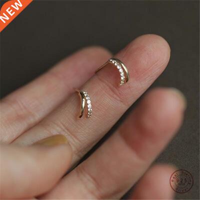 925 Sterling Silver European Creative Pavé Zircon Ear