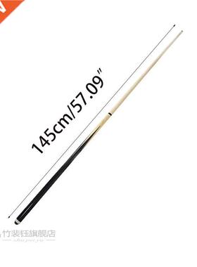 2Pcs 145cm/57inch American Snooker Wood Pool Cue Assemble Ch