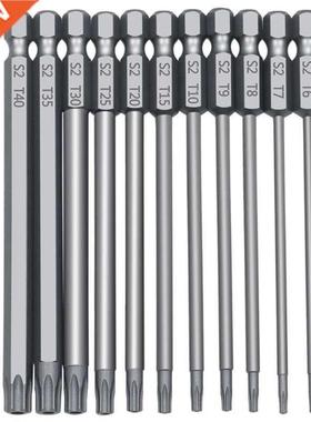 11/12 Pcs Tper Proof Security Drill Magnetic it Set Torx
