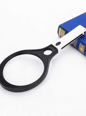 3X 10X Magnifier Racket Type With UV and 4 LEDs