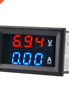 DC 100V Voltmeter Ammeter Dual Display 10A LED Amp Volt Mete