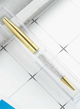 Clear Mini Storage Box Acrylic Pen Pencil Case Sleeve Holde