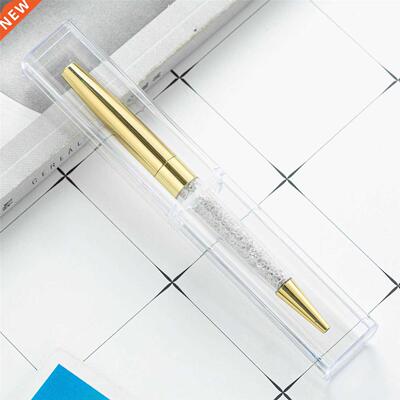 Clear Mini Storage Box Acrylic Pen Pencil Case Sleeve Holde