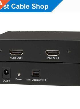 Mini Dp to HDMI Splitter converter Mini Disdisplayport 1X2 H