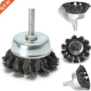 Knotted Cup Brush Wire Crimp Joint Rotary For Wheel