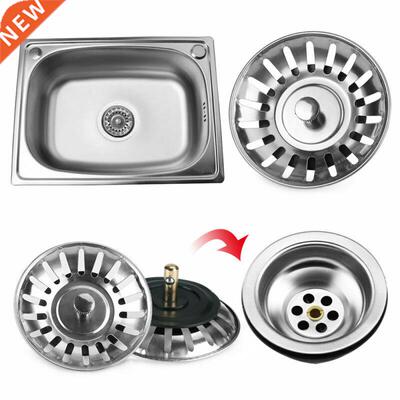 Kitchen Tool Stainless Steel Sink Strainer Stopper Waste Plu