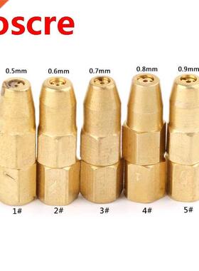 5pcs/set Propane Gas Welding Nozzle Tips H01-2 Holder Access