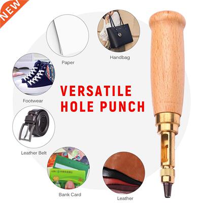 Hole Punch Set for Belts Watch Bands Straps Dog Collar Saddl