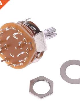 Sht Panel Mount 2P6T Rotary Switch Selector and 2 Pole Po