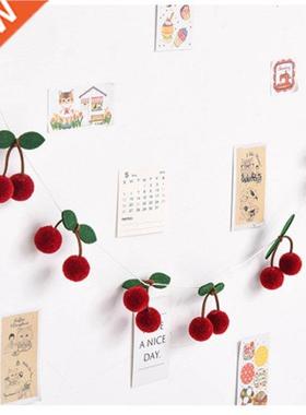 New 1 String Bayberry Felt Ball Handmade Garland String Hang