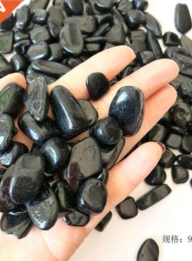 100g Black Tourmaline Stone Crystal Healing Blue Small Grave