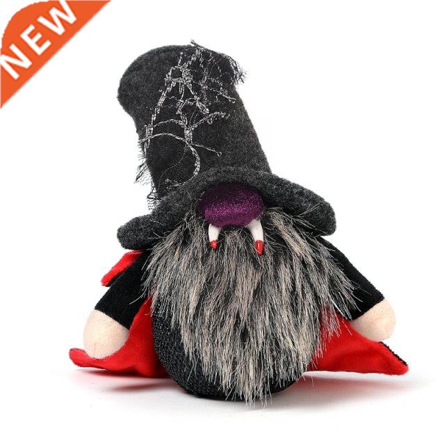 Halloween Gnomes Plush Dwarf Christmas Decorations with Ligh