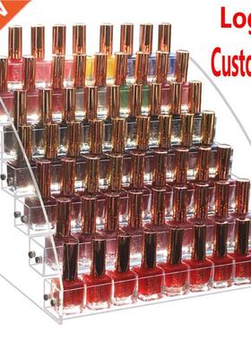 2/3/4/5/6/7 layers Nail Polish Display Stand Clear Cosmetic