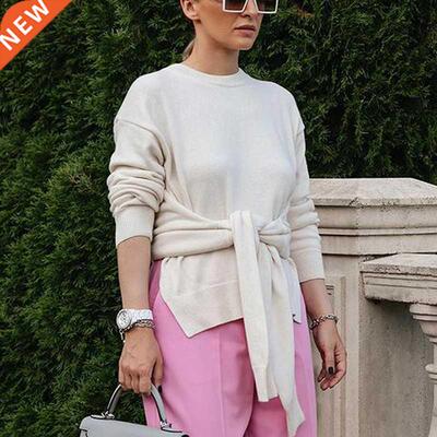 Fandy Lokar Long Sleeve Pullover Sweaters Women Fashion Casu