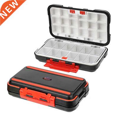 2022 Fishing Waterproof Fishing Tackle Box Double-Sided Open