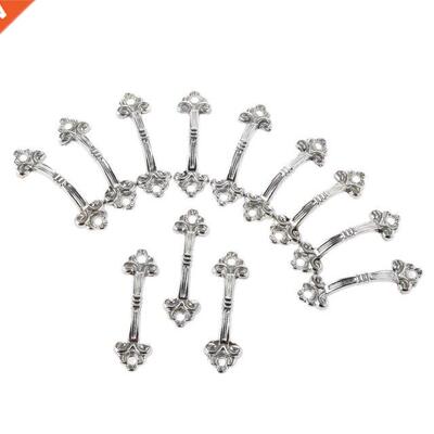 12 Pcs Antque Brass Decoratve Handle Pull Knob Furnture F