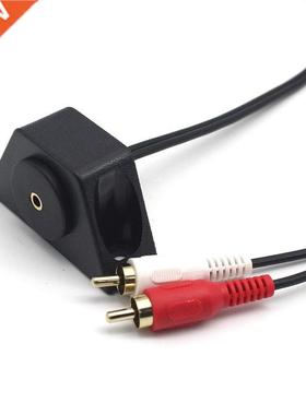 1m 2 RCA Male to 3.5mm Female Extention Mount, Flush Mount,