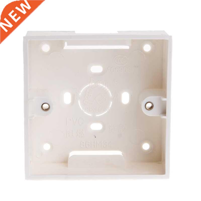 86X86mm PVC Junction Box Surface Wall Mount Case 适用于 Swit