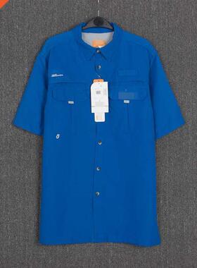 2019 Summer Men Fishing Shirts Short sleeve Fishing Shirt M