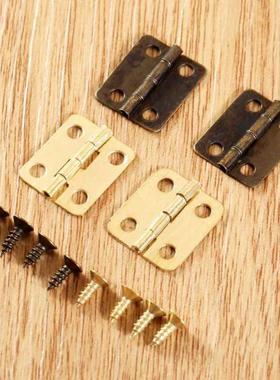 10 Pcs Antque Bronze/Gold Cabnet Hnges Furnture Fttngs