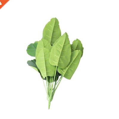 18 Leaves Potted Plant Large Artfcal Banana Tree Fake Mon