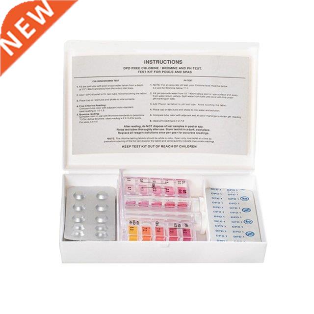 1 Set Of Swimming Pool Special Test Kit Accessories PH Liqui