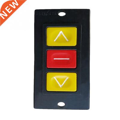 Drie Knop Station Commerciële Garagedeur Muur Controle