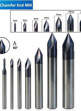 3 Flute Chamfer Mllng Cutter 60 Degrees CNC Router Bt 2-1